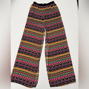 Colorful Geometric Patterned Women's Pants